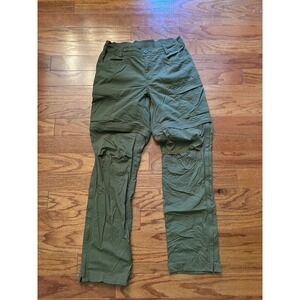 REI Forest Green Convertible Hiking Pants Size 8